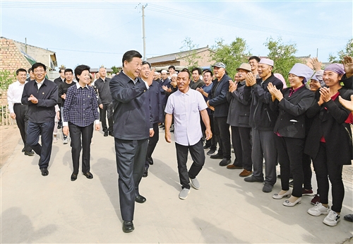 習近平在寧夏考察時強調  決勝全面建成小康社會決戰脫貧攻堅 繼續建設經濟繁榮民族團結環境優美人民富裕的美麗新寧夏 